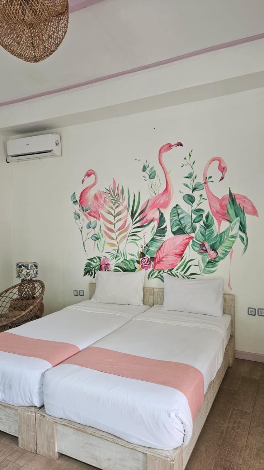 Flamingo Hotell Gili Trawangan Exteriör bild